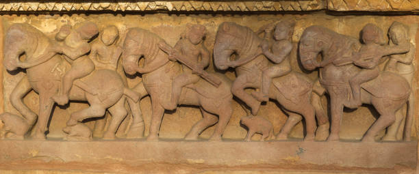 istock Khajuraho Temple, India. 672915220