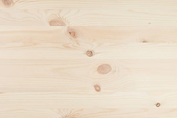 istock Beige light new wooden board background. 672916212