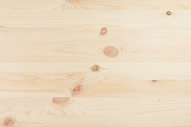 istock Beige light new wooden board background. 672916224
