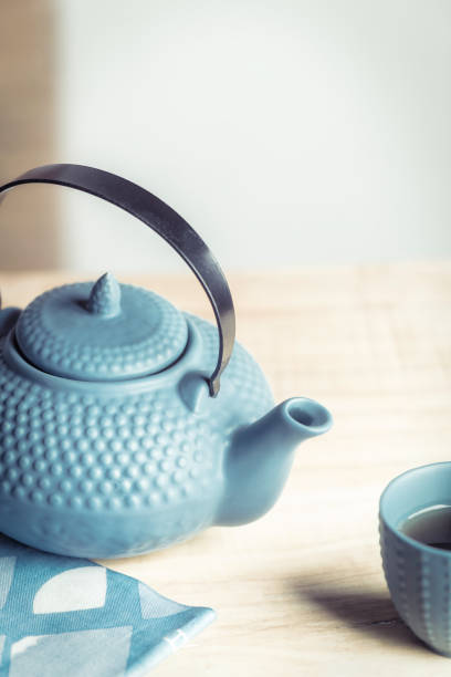 istock Tea time zen way, asian aesthetics. 672933204