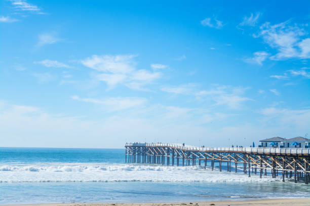 istock Wooden pier in Pacific Beach 672934480