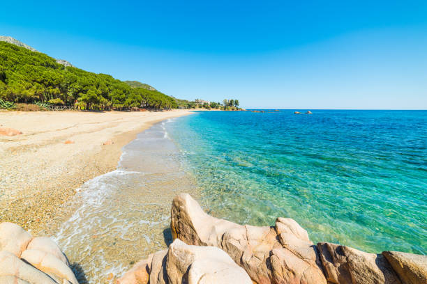 istock Blue sea in Santa Maria Navarrese 672941358