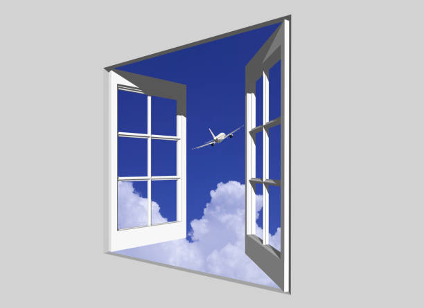 istock From aircraft and towering Windows 672944804