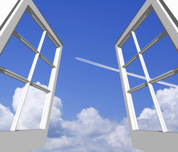 istock From aircraft and towering Windows 672950658