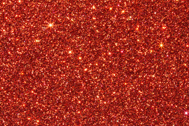 istock Close up the red glitter texture for glamour background 672958246