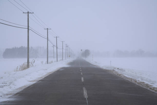 istock A winter road and snow 672963276