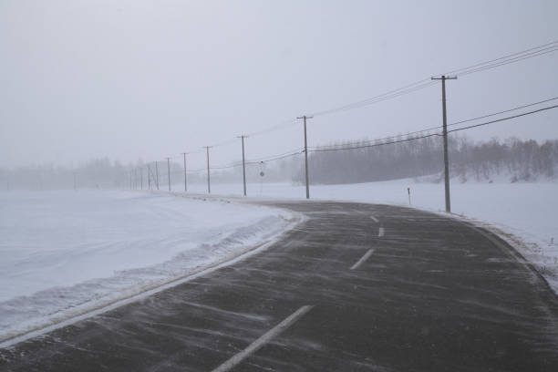 istock A winter road and snow 672963286