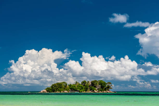 istock Tropical island at Seychelles 672968784