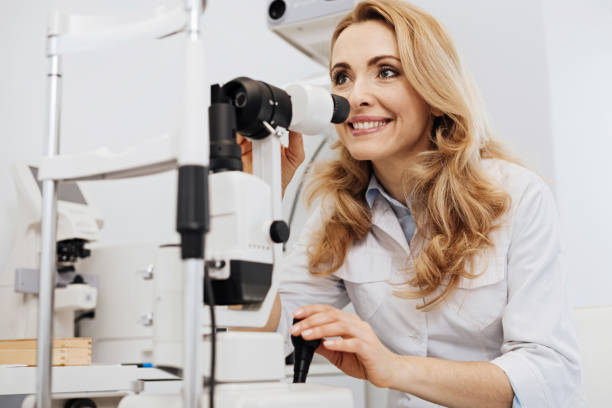 istock Excited young specialist employing professional equipment 672978554