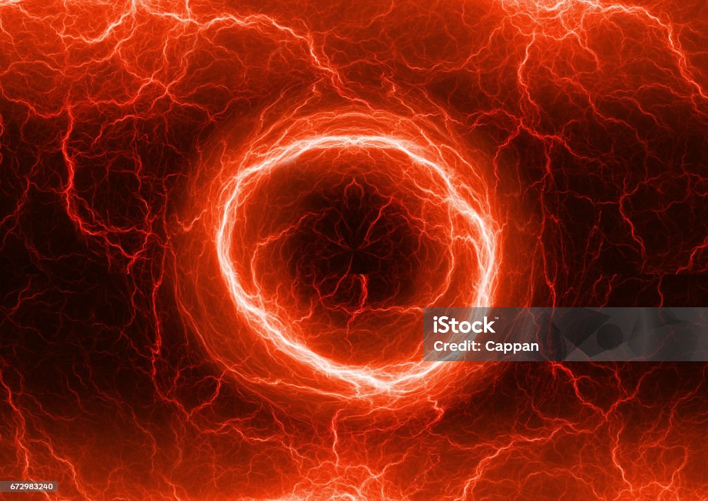 Electric Red Abstract Red Electric Lighting Abstract Electrical Storm Stock Illustration ...