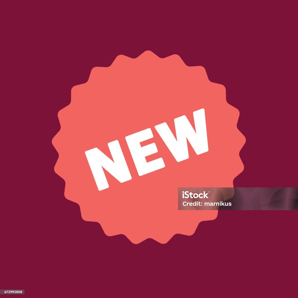 New tag icon. This is a vector illustration of New tag icon. New stock vector