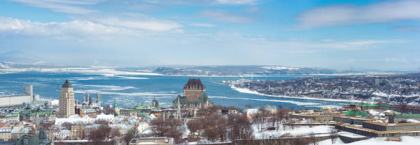Quebec City winter panorama