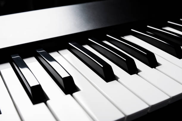istock Piano and piano keyboard 672994686