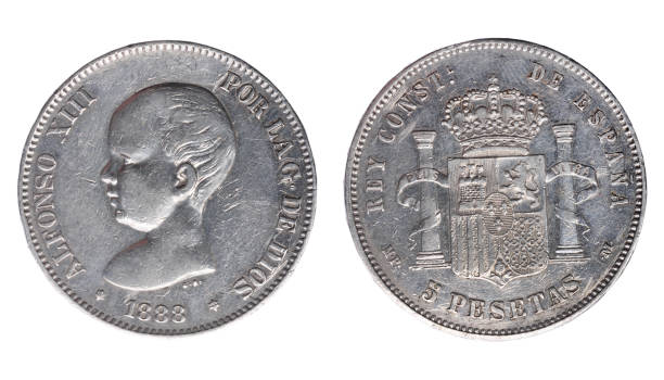 istock Alfonso XIII, five pesetas, un duro, 1888,Spain 672999662
