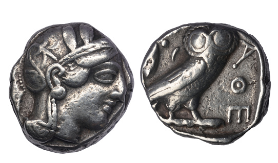 Tetradrachm of Athens, IV century BC\