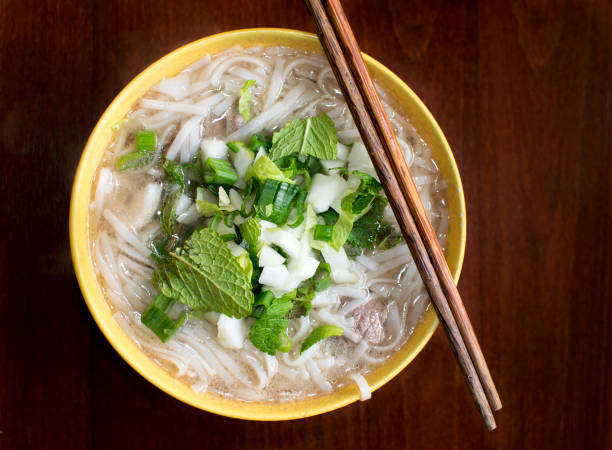 istock Homemade Vietnamese Pho bo soup 673011534