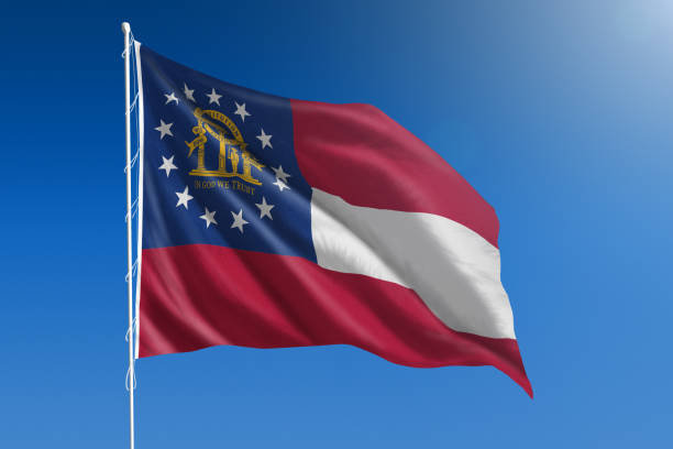 istock US state flag of Georgia 673011788