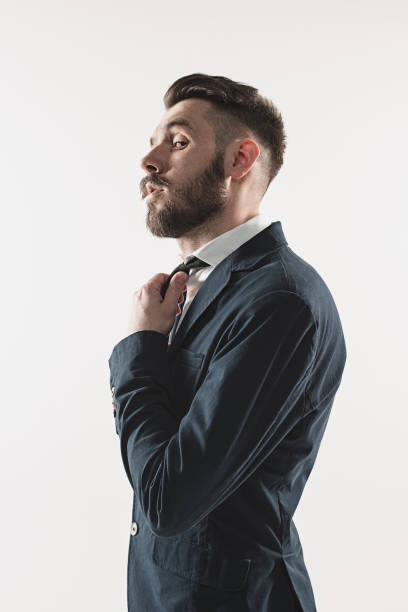 istock Portrait of stylish handsome young man 673016406