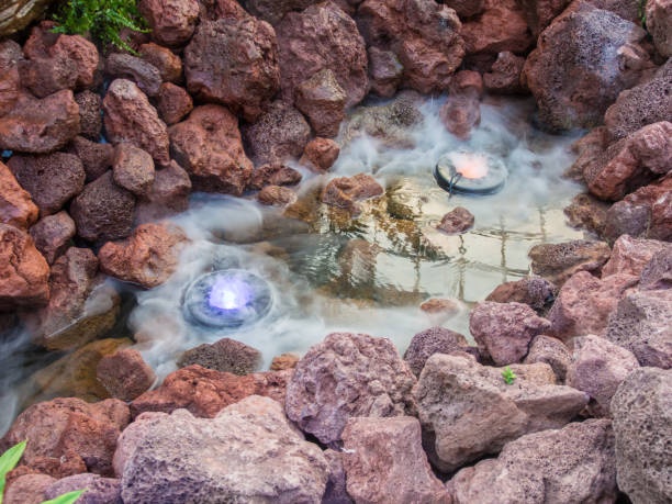 istock Fog in The Rock Pond 673090524