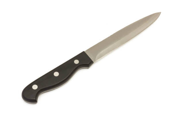 istock steel kitchen knives, isolated on white 673091552