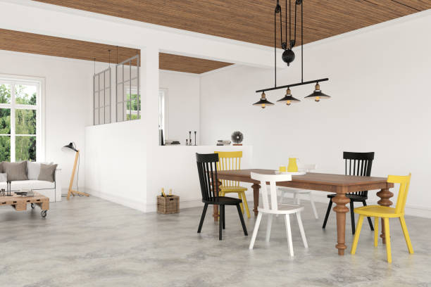 istock Vintage hipster apartment interior 673109458