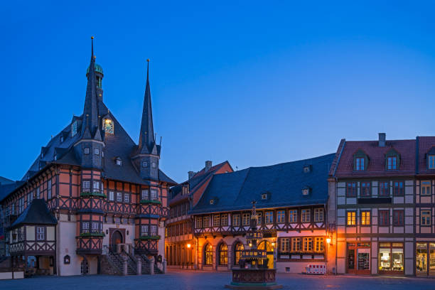istock The city hall of Wernigerode 673117336
