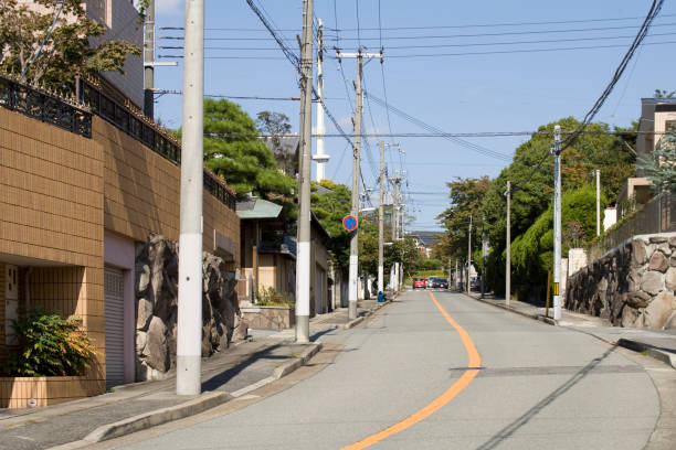 istock Residential area of Ashiya 673118348