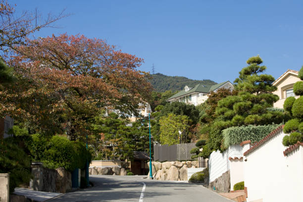 istock Residential area of Ashiya 673118362