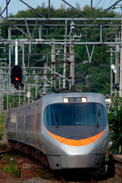istock Limited express ' shiokaze ' and ishizuchi 673124032
