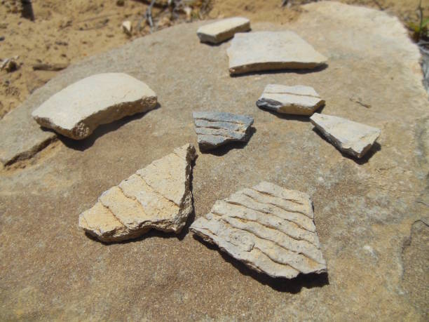 istock Prehistoric Pottery Fragments 673124102