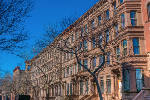 istock Mount Morris Park Historic District, Harlem, NYC 673129478