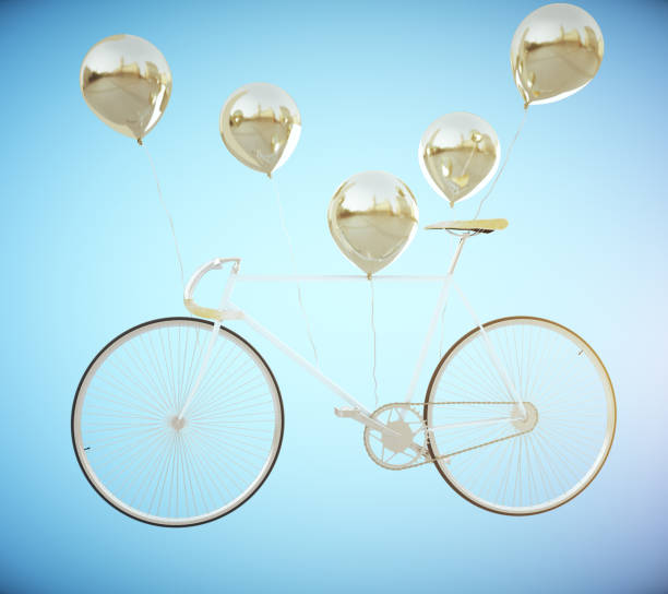 istock Balloons with bike 673135048