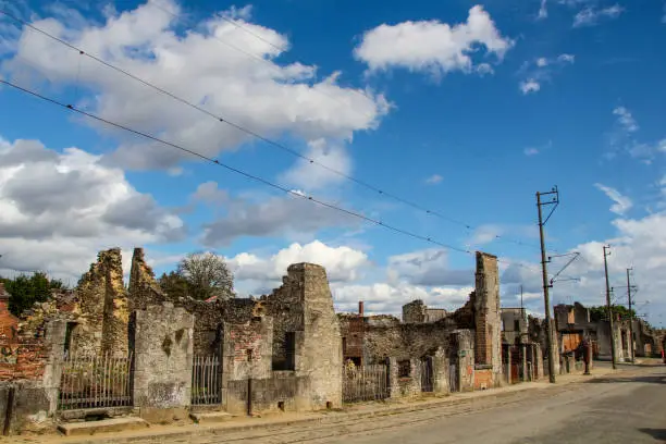 Part of the village of Oradour-sur-Glane thats never restored after the second world war