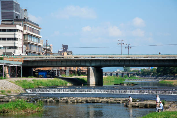 istock Kamo River and Shijo Ohashi 673139604