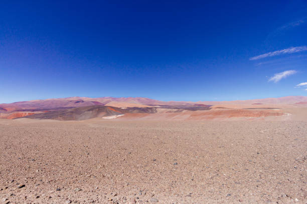 Salvador Dali desert on the altiplano Eduardo Avaroa Andean Fauna National Reserve in Bolivia