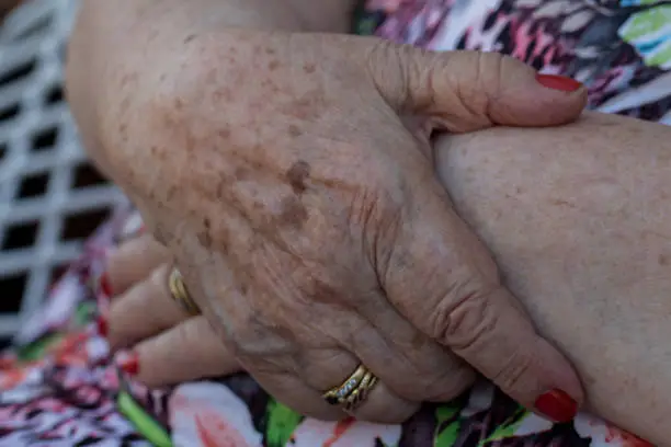 Photo of Hands of old woman