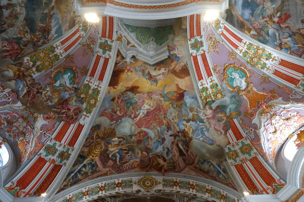 istock Ceiling of the Einsiedeln Abbey 673169816