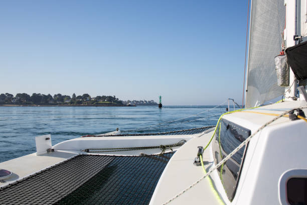 istock Cruise on a Trimaran Sailboat 673180116