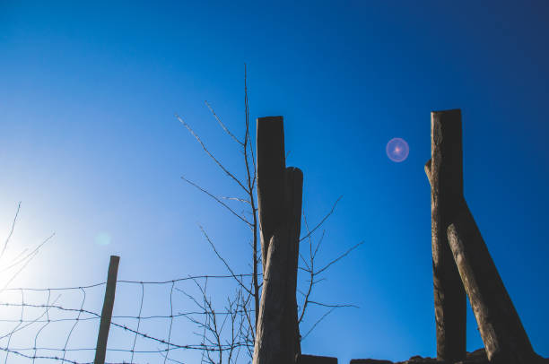 istock Wooden Steps Over a Fence 673195666
