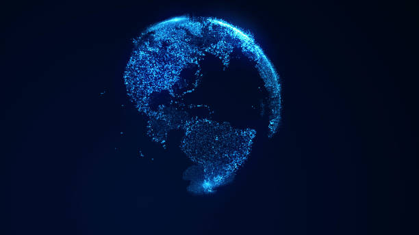 istock Digital design of a global network 673219818