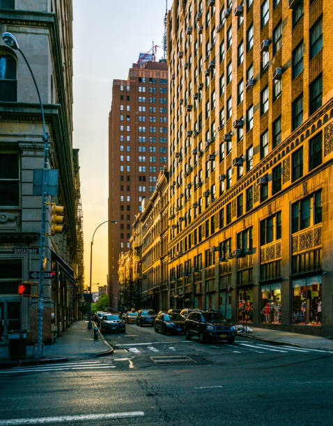 istock Sunset of the streets 673242084