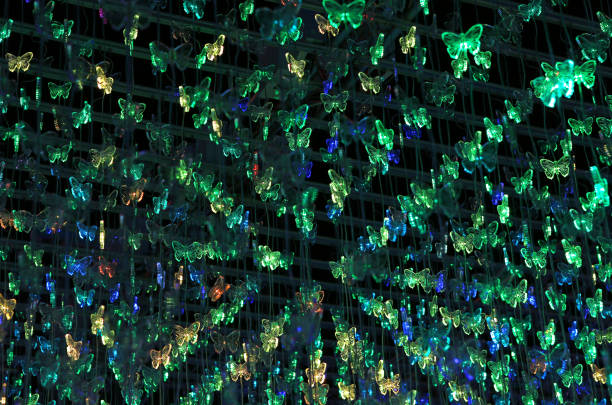 istock The Beautiful LED lighting decoration show . 673253390