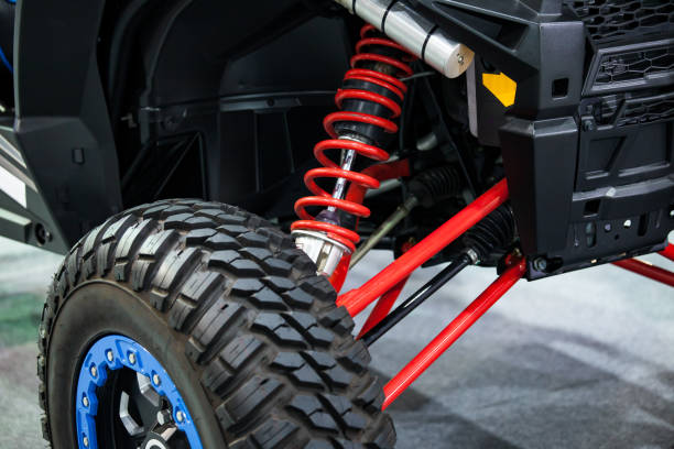 Selective focus shock absorber of buggy car in parking