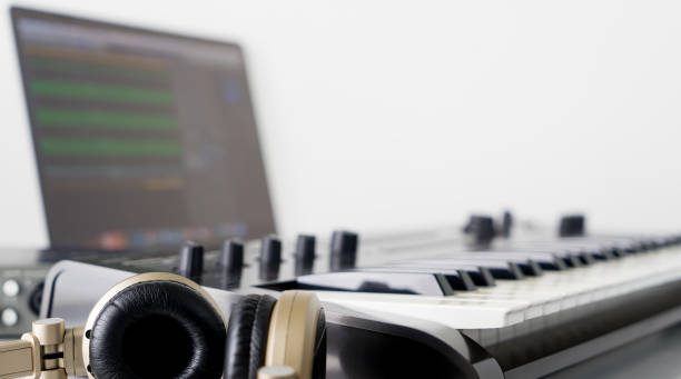 DAW Music work station home studio set up