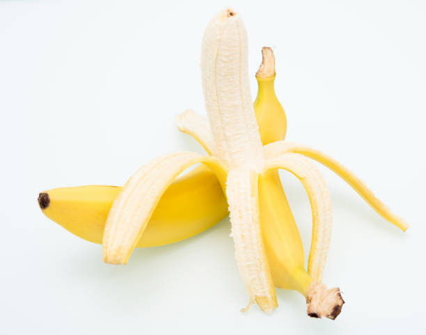 istock yellow banana on white background 673289324