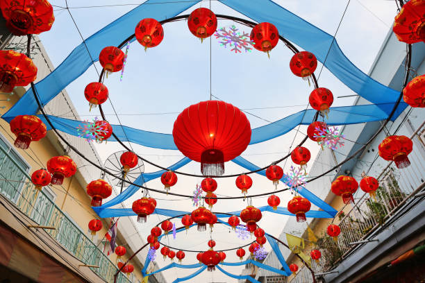 Chinese lanterns during new year festival