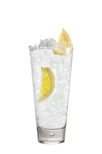 Cocktail with lemon stock photo