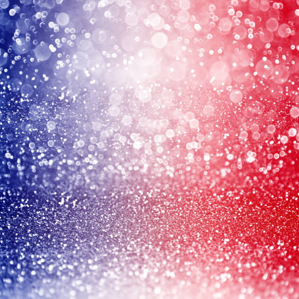 istock Patriotic Red White and Blue Background 673314472