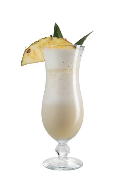 istock Milkshake with a slice of pineapple 673323242