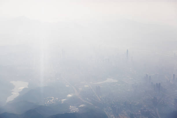 aerial view of Shenzhen city